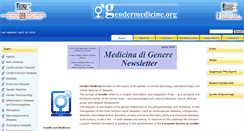 Desktop Screenshot of gendermedicine.org